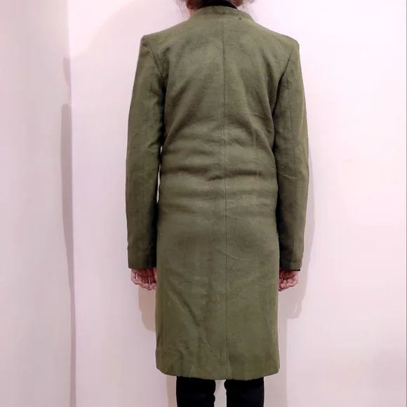 🌈Dresses Fashion olive Green Onto Better Things Overcoat - Picture 6 of 8